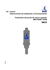 Beko METPOINT DPM SD23 Instrucciones De Instalación Y Funcionamiento