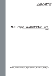 perixx Multi Graphic Board Manual Del Usuario