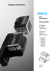 Festo CP-FB8-E Manual De Instrucciones