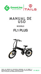 GREENLINE TAILG FL1 PLUS Manual De Uso