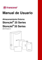 Transcend StoreJet 35 Serie Manual De Usuario