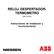 ABB NIESSEN 8-49.5 Instrucciones De Instalación Y Funcionamiento