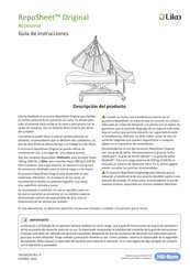 Liko RepoSheet Original Guía De Instrucciones