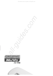 Creative MuVo TX FM Manual De Instrucciones