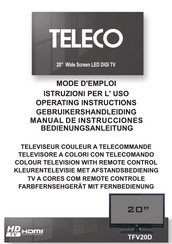 Teleco TFV20D Manual De Instrucciones