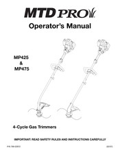 MTD Pro MP425 Manual Del Operador