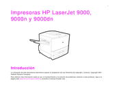 HP LaserJet 9000 Manual Del Usuario