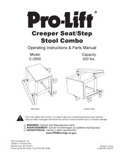 Pro-Lift C-2800 Manual De Piezas E Instrucciones De Funcionamiento