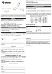 Steren FMT-500 Manual De Instrucciones