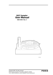 Foss 5027 Manual Del Usuario