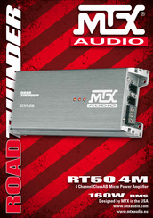 MTX Audio Road Thunder RT50.4M Manual De Instrucciones