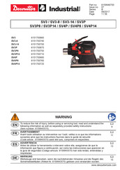 Desoutter SV4P Manual Del Usuario