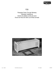 Pentair Hoffman F25 Instrucciones De Instalación