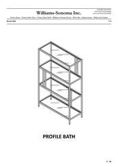 Williams-Sonoma PROFILE BATH Instrucciones De Ensamblaje