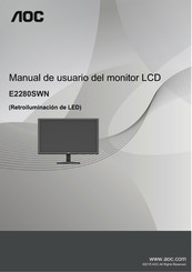 AOC E2280SWN Manual Del Usuario