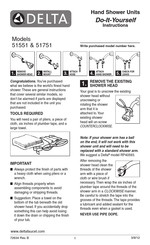 Delta 51551 Manual De Instrucciones