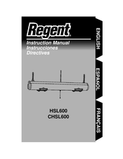 Regent CHSL600 Instrucciones