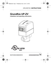 Grundfos UP-ZV Instrucciones De Instalación Y Funcionamiento