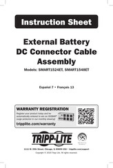 Tripp-Lite SMART1548ET Hoja De Instrucciones