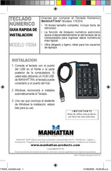 Manhattan 176354 Guía Rápida De Instalación
