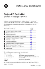 Rockwell Automation 1784-PCD Instrucciones De Instalación