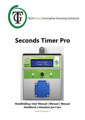 TechGrow Seconds Timer Pro Guia De Inicio Rapido