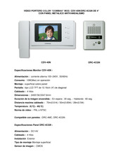 Commax CDV-40N Guia De Inicio Rapido