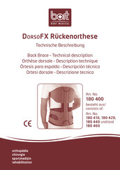 bort medical DorsoFX 180 400 Descripción Técnica