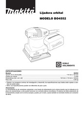 Makita BO4552 Guia De Inicio Rapido