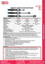 BGS technic 951 Manual De Instrucciones