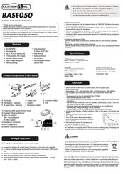 B.A. International BASE050 Manual Del Usuario