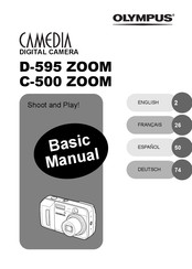 Olympus CAMEDIA C-500 ZOOM Manual De Instrucciones