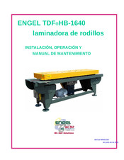 Engel TDF HB-1640 Instalación, Operación Y Manual De Mantenimiento