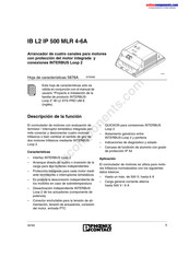 Phoenix Contact IB L2 IP 500 MLR 4-6A Manual Del Usuario