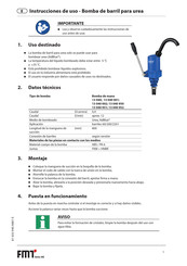 FMT Swiss AG 13 040 001 Instrucciones De Uso