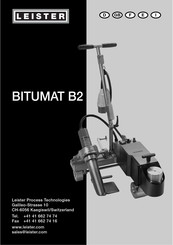 Leister BITUMAT B2 Manual Del Usuario