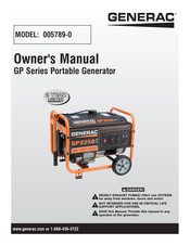 Generac GP Serie Manual Del Propietário