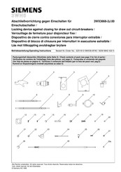 Siemens 3WX3668-2J.00 Manual Del Usuario