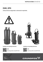 Grundfos DWK Instrucciones De Seguridad E Información Importante