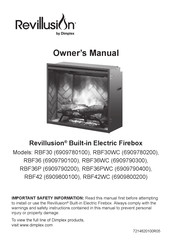 Dimplex Revillusion RBF36WC Manual Del Propietário