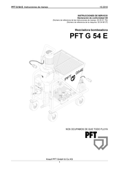 PFT G 54 E Instrucciones De Manejo