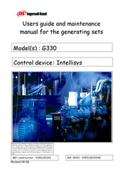 Ingersoll Rand G330 Guía De Usuario Y Mantenimiento Manual