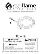 RealFlame C820LP Manual Del Usuario