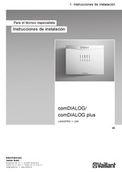 Vaillant comDIALOG Instrucciones De Instalación