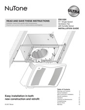 Broan-NuTone XN110H Guia De Instalacion