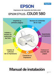 Epson STYLUS COLOR 580 Manual De Instrucciones