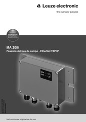 Leuze electronic MA 208i Instrucciones Originales De Uso