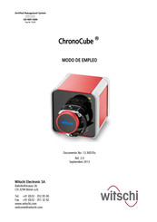 witschi ChronoCube Modo De Empleo