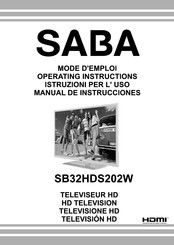 Saba SB32HDS202W Manual De Instrucciones