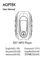 AGPtek S07 Manual De Instrucciones